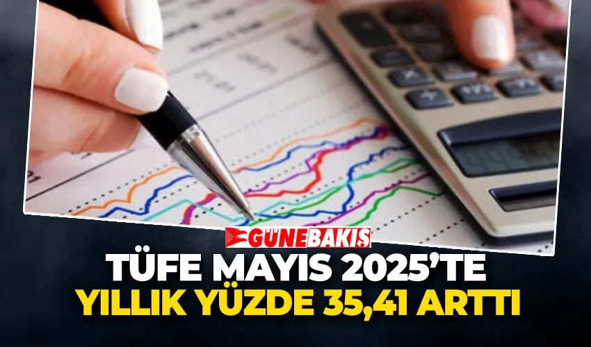 TÜFE Mayıs 2025’te Yıllık Yüzde 35,41 Arttı