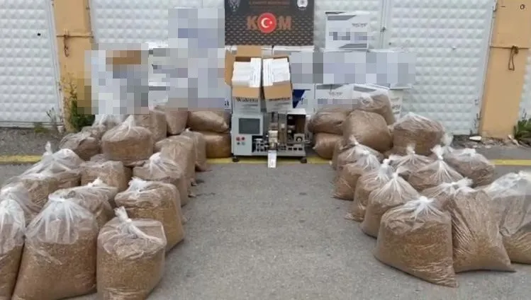 Kütahya’da kaçak tütün operasyonu