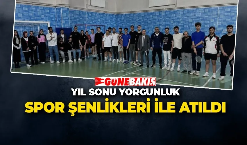 YIL SONU YORGUNLUK SPOR ŞENLİKLERİ İLE ATILDI