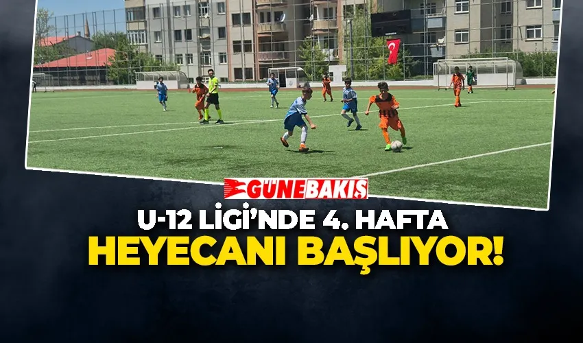 U-12 LİGİ’NDE 5.HAFTA HEYECANI BAŞLIYOR!