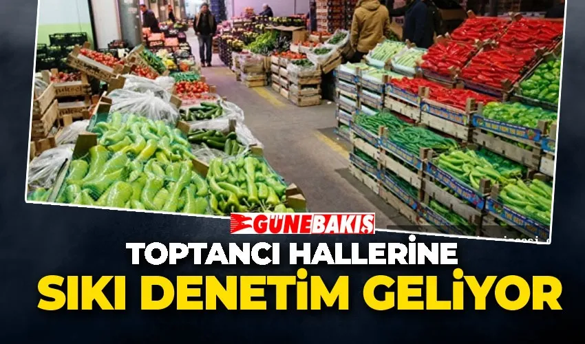 Toptancı Hallerine Sıkı Denetim Geliyor 