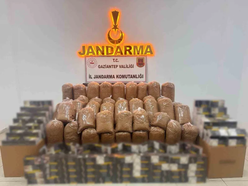 Gaziantep’te kaçak tütün operasyonu