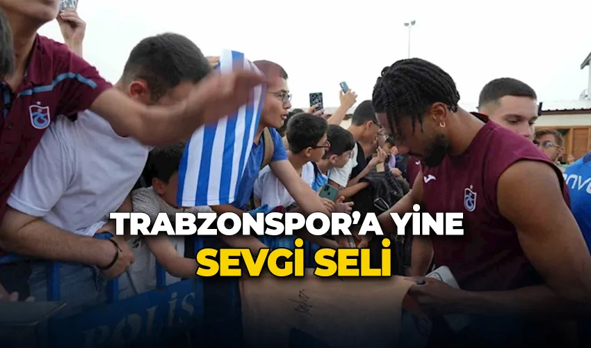 Erzurum’daki üçüncü taraftar buluşmasında Trabzonspor’a yine sevgi seli