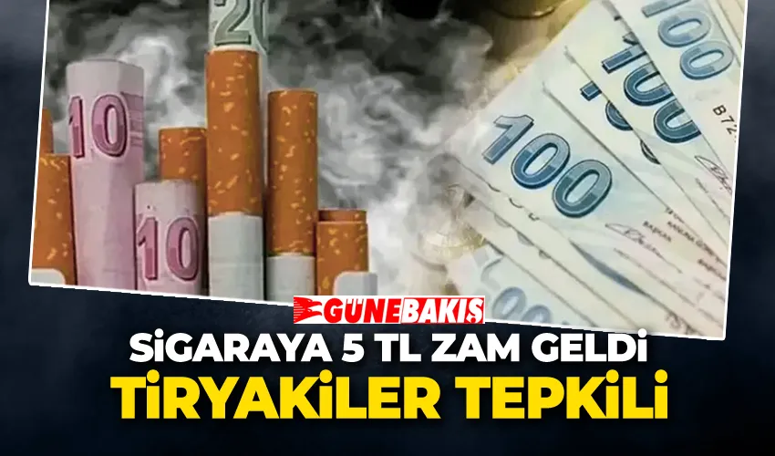 Sigaraya 5 TL Zam Geldi: Tiryakiler Tepkili