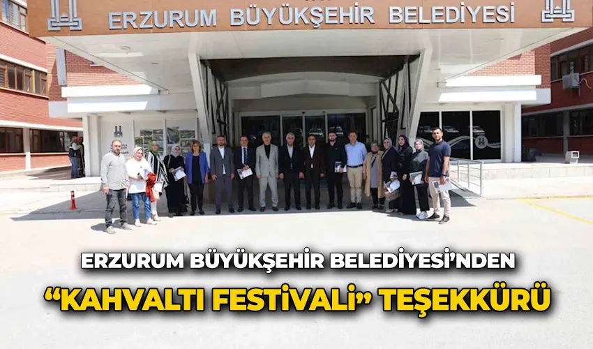 EBB’den Kahvaltı Festivali teşekkürü