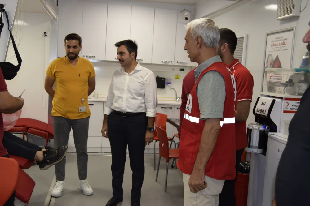 Türk Kızılayı Dicle ilçesinde kan bağışı kampanyası düzenledi
