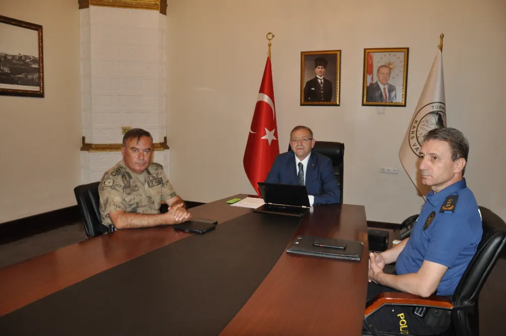 Kars’ta Temmuz ayı asayiş ve güvenlik toplantısı yapıldı