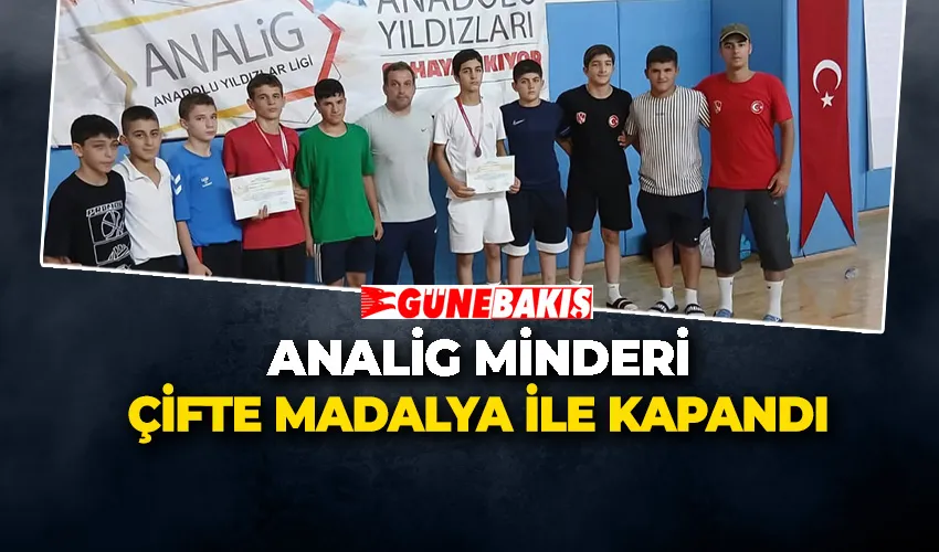 ANALİG MİNDERİ ÇİFTE MADALYA İLE KAPANDI