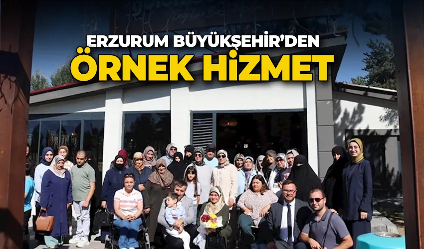 Erzurum Büyükşehir’den örnek hizmet
