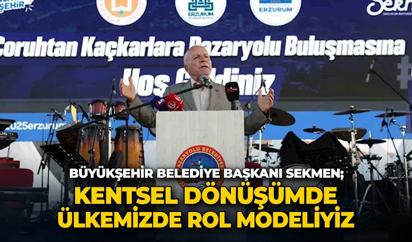 Başkan Sekmen: 
