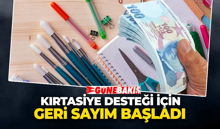 Kırtasiye Desteği İçin Geri Sayım Başladı