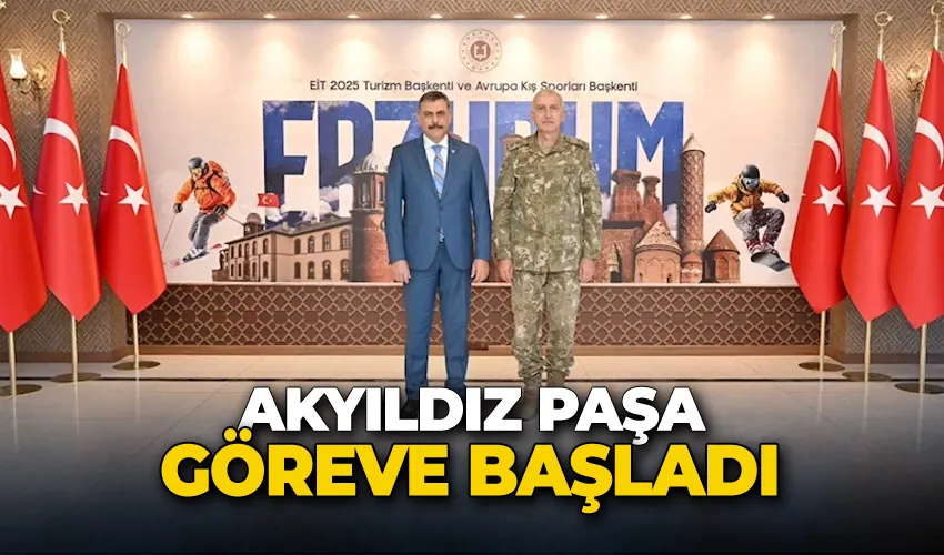 Akyıldız Paşa göreve başladı