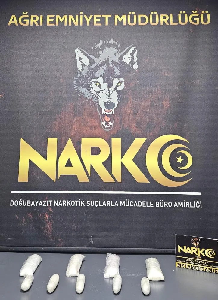 Ağrı’da 2 kilo 76 gram metamfetamin ele geçirildi