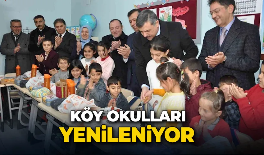 Köy okulları yenileniyor