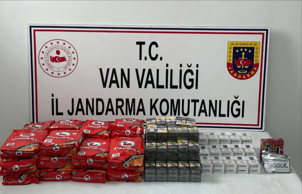 Van’da gümrük kaçağı malzemeler ele geçirildi