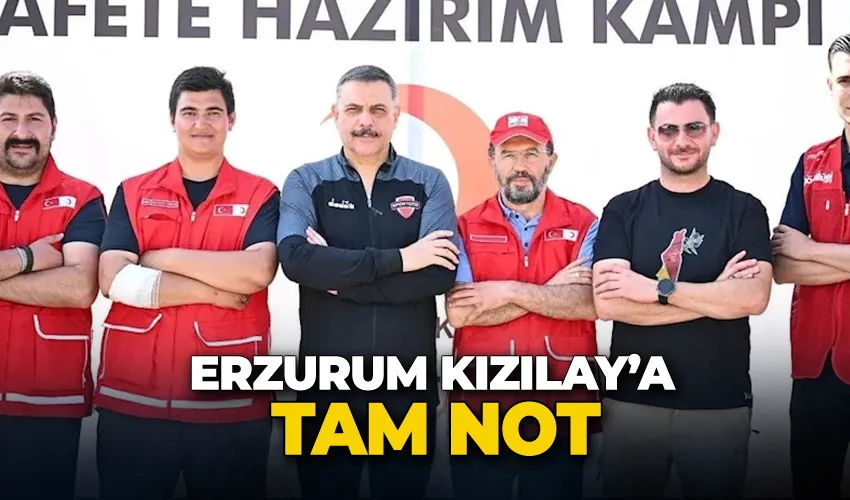 Erzurum Kızılay’a tam not