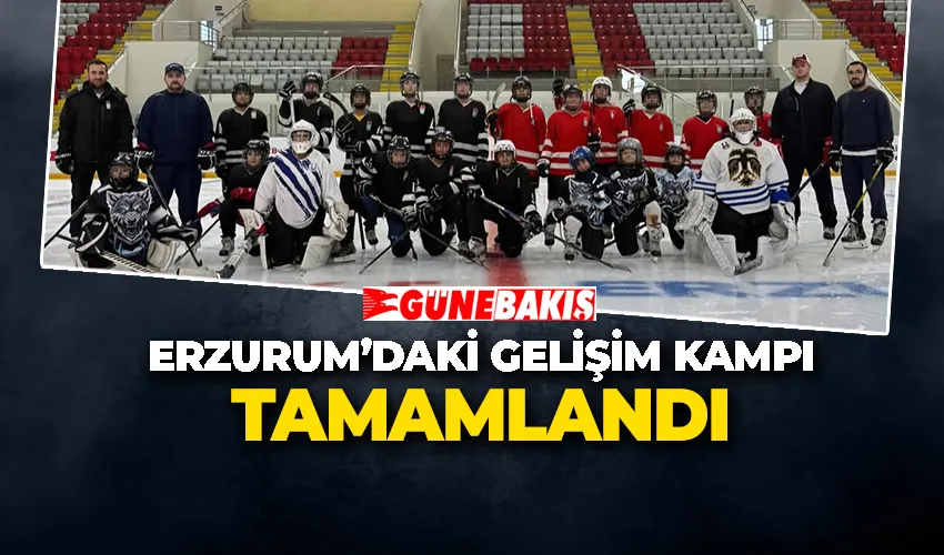ERZURUM’DA BUZ HOKEYİ GELİŞİM KAMPI SONA ERDİ