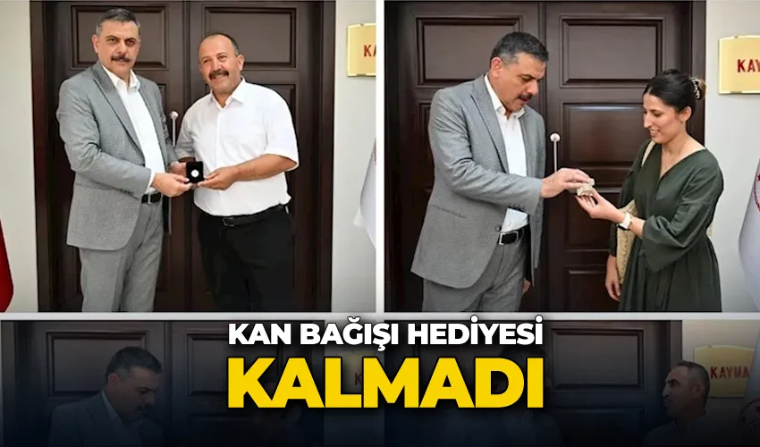 Kan bağışı hediyesi kalmadı