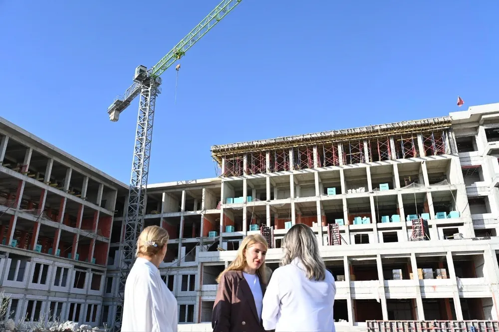 Malatya Yeni Adliye Sarayı’nda çalışmalar hız kesmeden devam ediyor