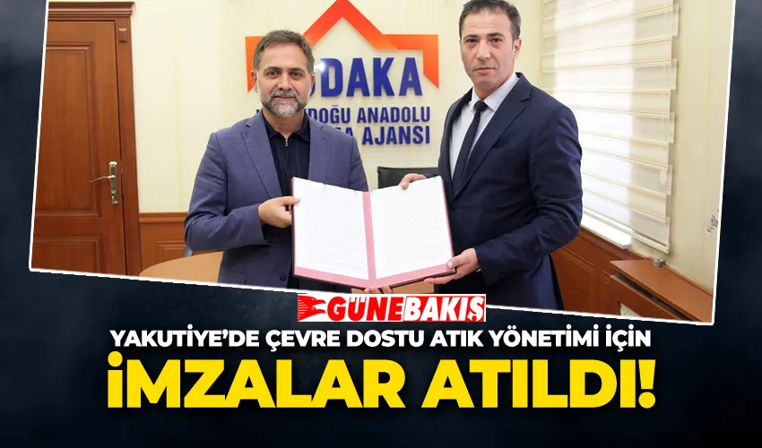 Yakutiye’de Çevre Dostu Atık Yönetimi İçin İmzalar Atıldı