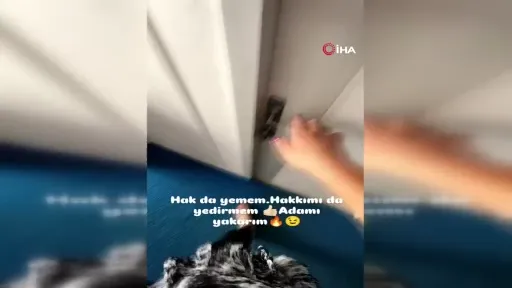 Şantiye şefinin üzerine kaynar su döken kadın tutuklandı