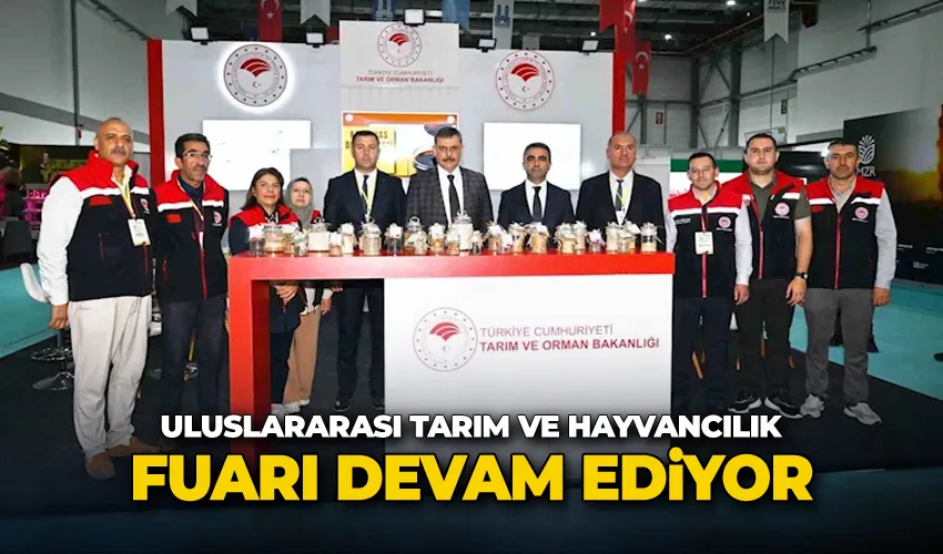 Uluslararası Tarım ve Hayvancılık Fuarı devam ediyor