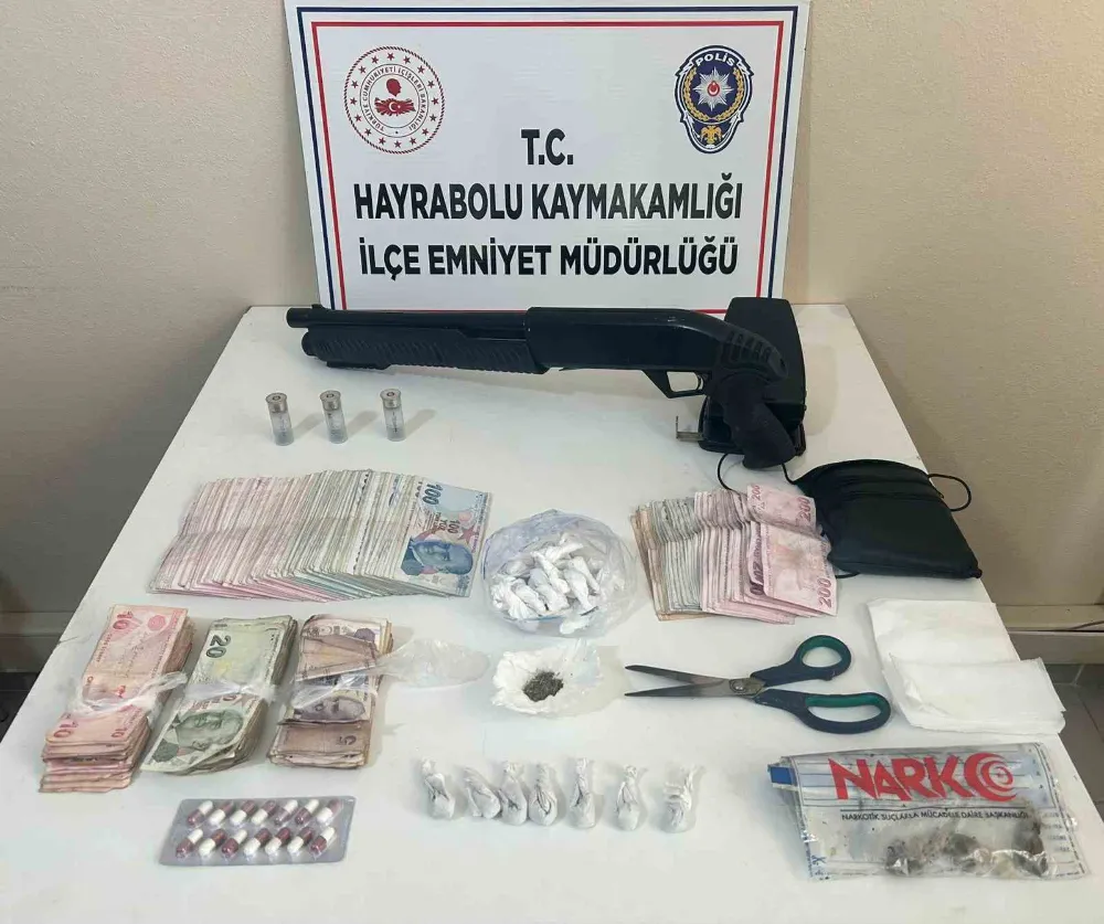 Tekirdağ’da uyuşturucu operasyonu